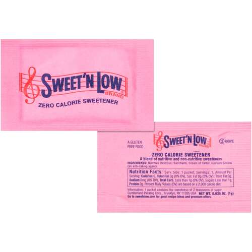 SUG01SL SWEET & LOW SUGAR SUBSTITUTE 1 GRAM PACKET  2M/CS